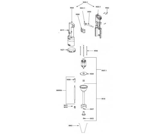 Motor 230v triturador md95 dynamic