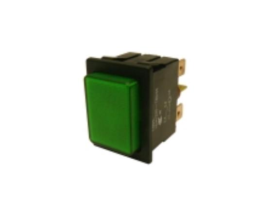 Pulsador verde 30x22mm 230v ciclo sammic